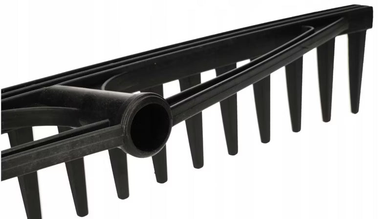 Haverive 18 Tænder 61 cm Sort Plastik