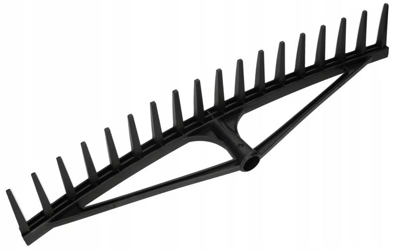 Haverive 18 Tænder 61 cm Sort Plastik