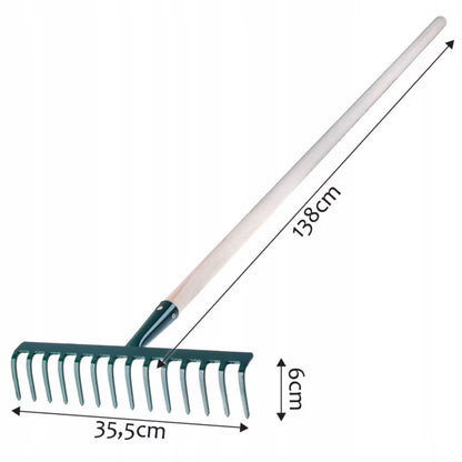 Haverive 138 cm Træskaft Grøn