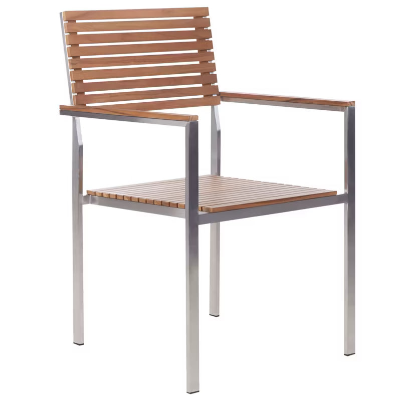 Havesæde Viareggio 6 Stk. Teaktræ Brun