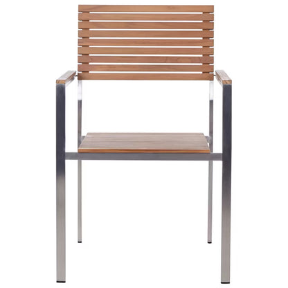 Havesæde Viareggio 6 Stk. Teaktræ Brun