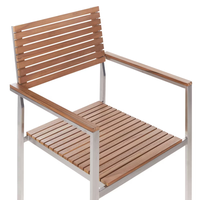 Havesæde Viareggio 6 Stk. Teaktræ Brun