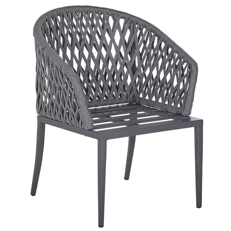Havesædestol Lipari 56x62 cm Grå 2 Stk