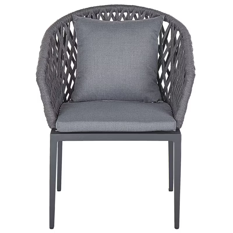 Havesædestol Lipari 56x62 cm Grå 2 Stk