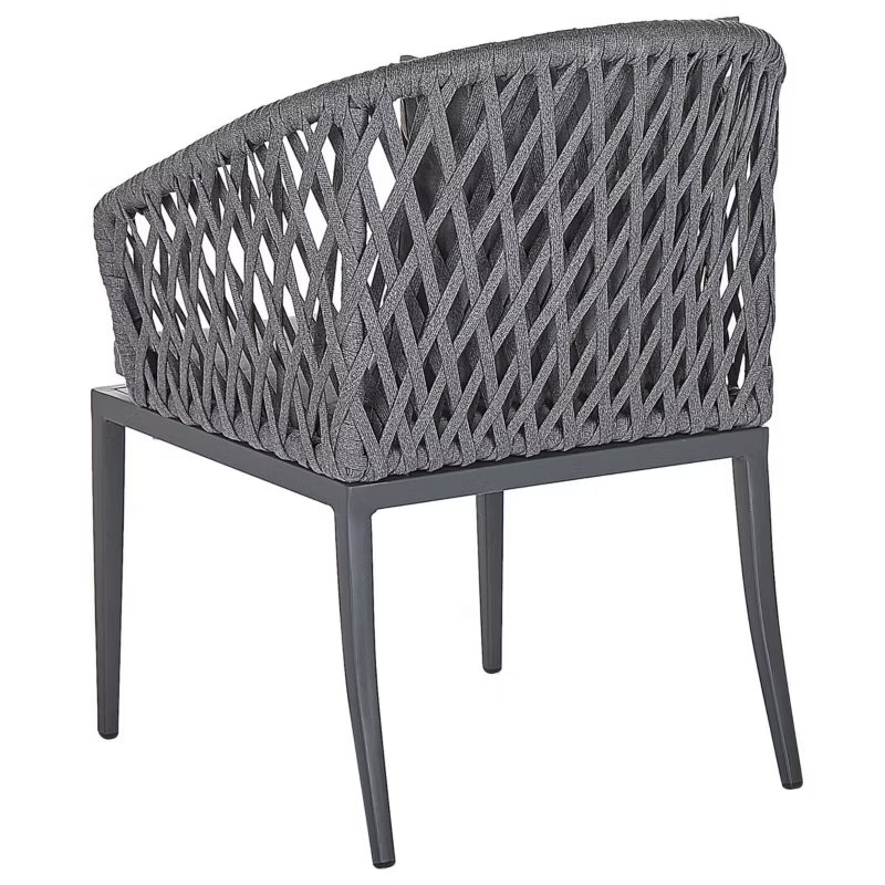 Havesædestol Lipari 56x62 cm Grå 2 Stk