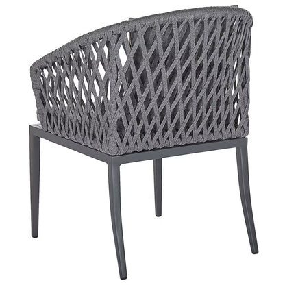Havesædestol Lipari 56x62 cm Grå 2 Stk