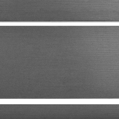 Havesæt Como 6 Stole Grå Sort Aluminium