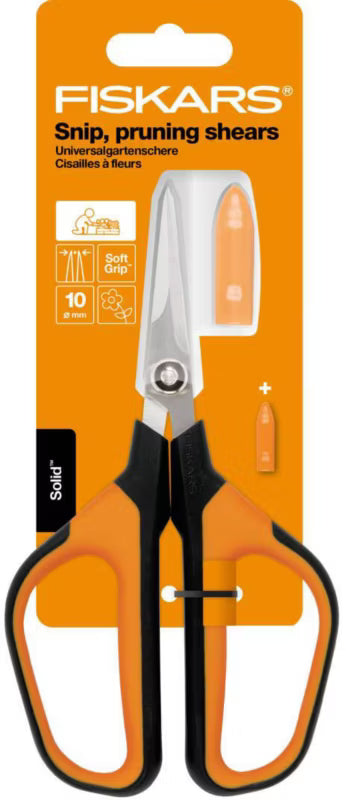Havesaks Solid SP150 100 mm Sort Orange