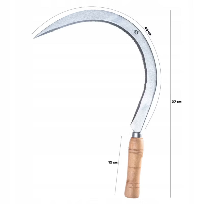 Havesegl 45 cm til Græs og Ukrudt