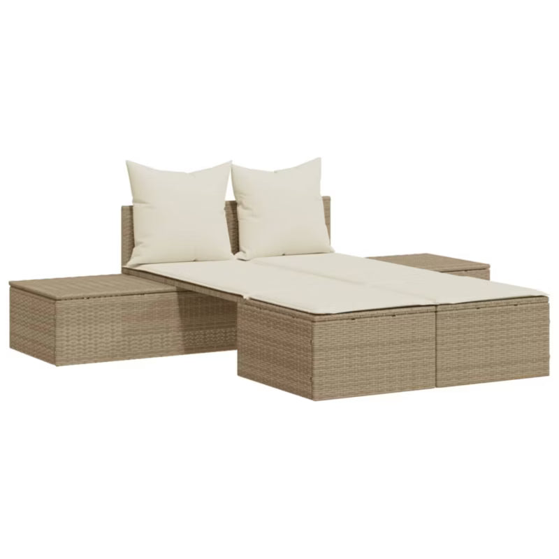 Haveseng 104x162 cm Beige Polyrattan