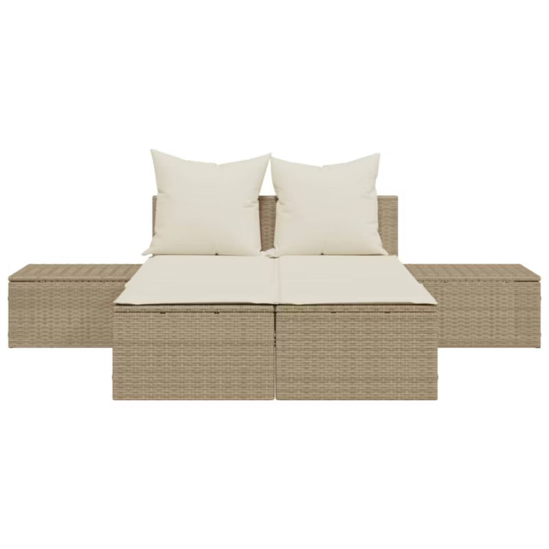 Haveseng 104x162 cm Beige Polyrattan