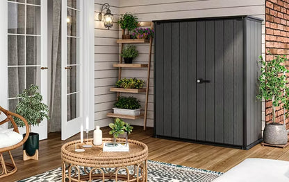 Haveskab Cortina Alto 140x73,6x170,4 cm Grafit 1400 L