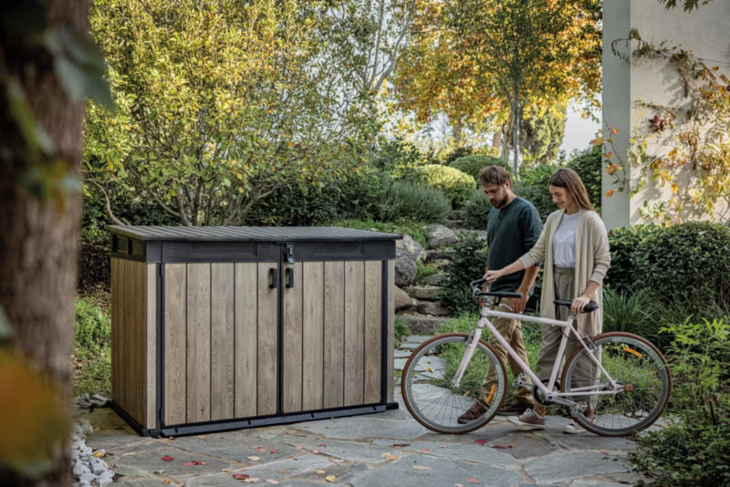 Haveskab Deco 2020 Liter Trælook