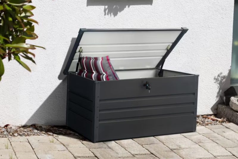 Haveskab Metal 400 Liter Grå