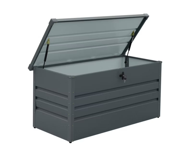 Haveskab Metal 400 Liter Grå