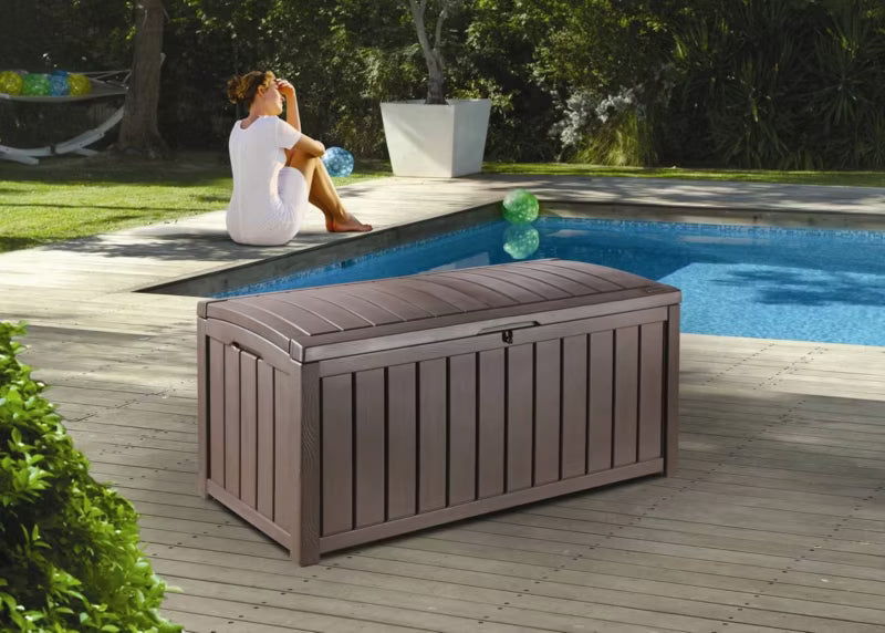 Haveskrin Glenwood 390 Liter 128x65x61 cm Brun