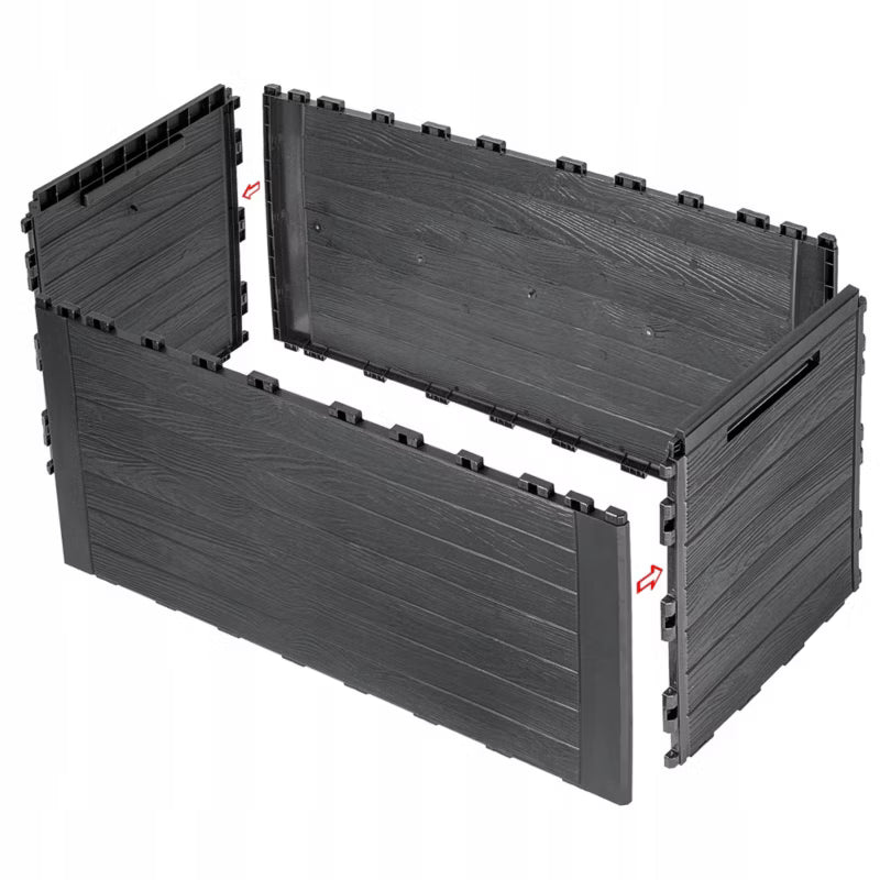 Haveskuffe 280 Liter Antracit