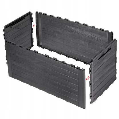 Haveskuffe 280 Liter Antracit