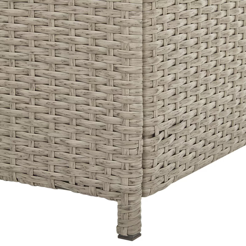 Haveskuffe Modena 126x46 cm Polyrat Beige Grå
