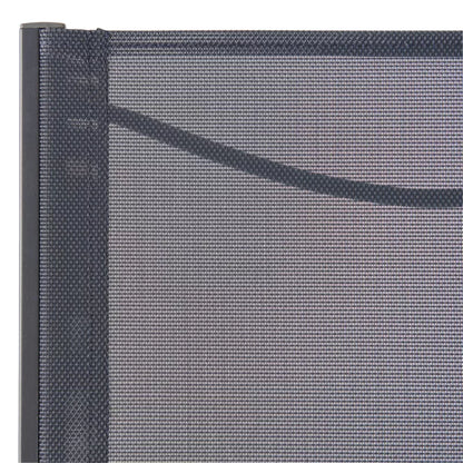 Haveslænestol Batz 56x60x86 cm Antracit Aluminium