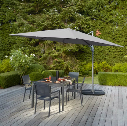 Haveslænestol Batz 56x60x86 cm Antracit Aluminium