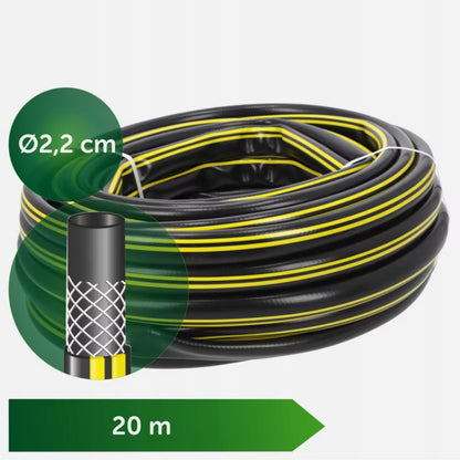Haveslange 20 m 3/4" 3-Lags PVC