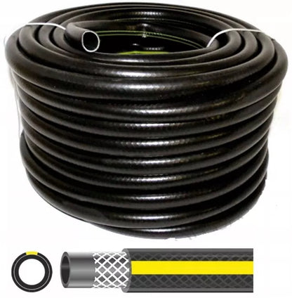 Haveslange 30 m 3/4" Sort Forstærket