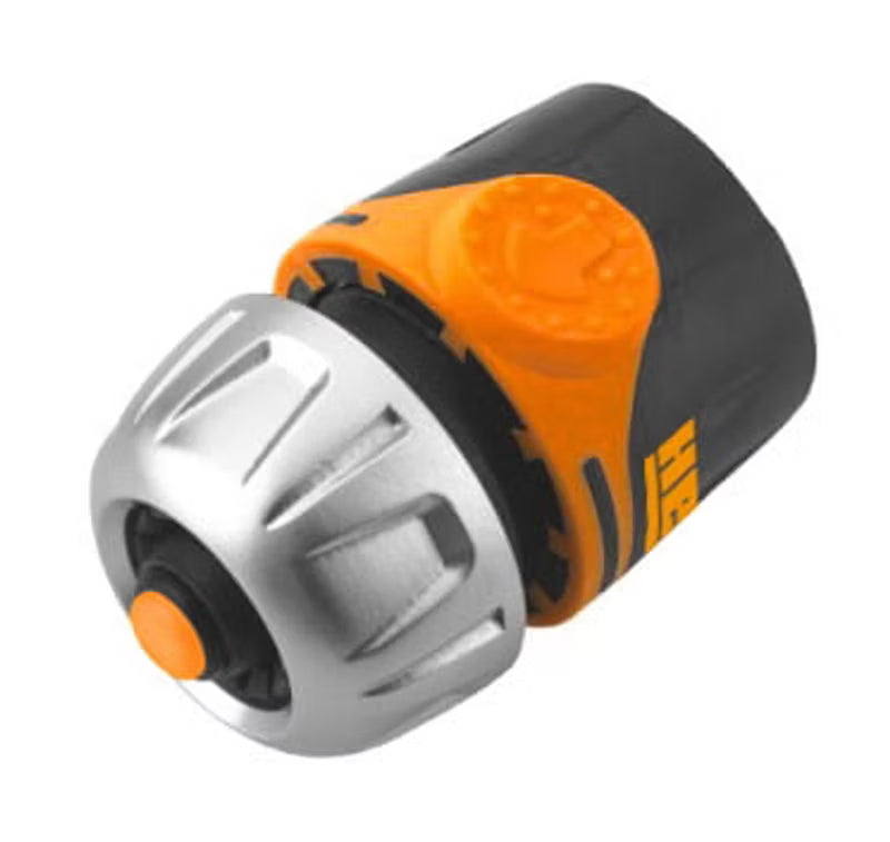 Haveslange Hurtigkobling 1/2" Plast med Aqua Stop