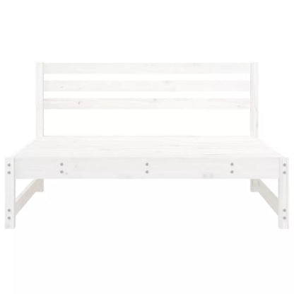 Havesofa 120x84 cm Hvid Fyrretræ