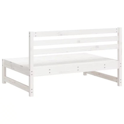 Havesofa 120x84 cm Hvid Fyrretræ