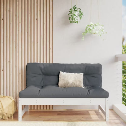 Havesofa 120x84 cm Hvid Fyrretræ