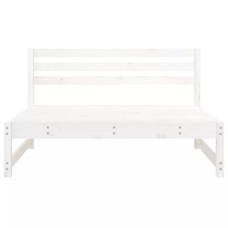 Havesofa 120x84 cm Hvid Fyrretræ