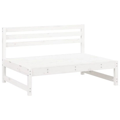 Havesofa 120x84 cm Hvid Fyrretræ