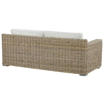 Havesofa 2-Personer Ardea Rattan Lys Brun