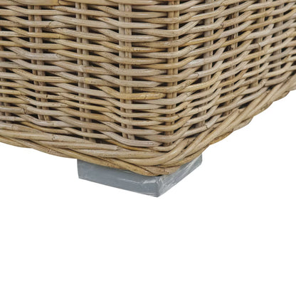 Havesofa 2-Personer Ardea Rattan Lys Brun