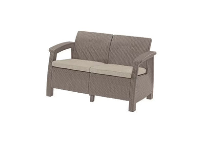 Havesofa 2-Personers Corfu Love Seat Cappuccino