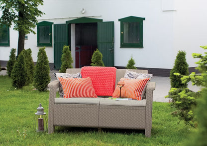 Havesofa 2-Personers Corfu Love Seat Cappuccino