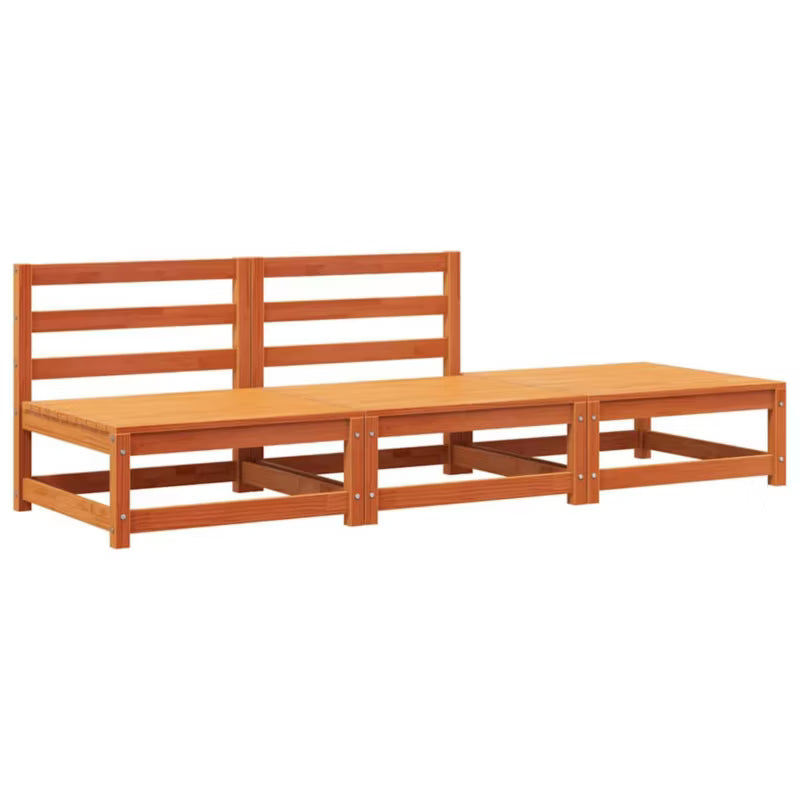 Havesofa 210x70 cm Brun Fyrretræ WM-837967