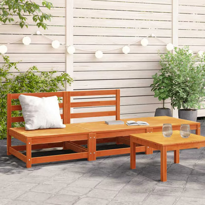 Havesofa 210x70 cm Brun Fyrretræ WM-837967