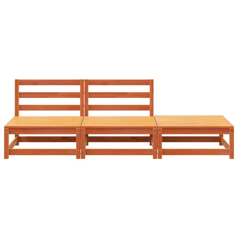 Havesofa 210x70 cm Brun Fyrretræ WM-837967