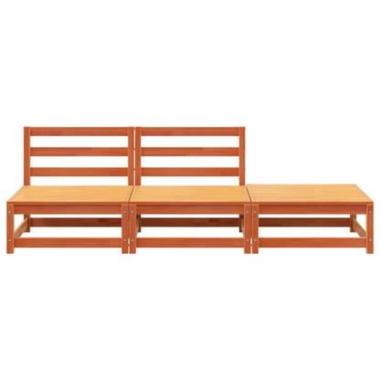 Havesofa 210x70 cm Brun Fyrretræ WM-837967
