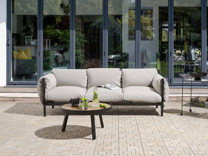 Havesofa 3-Personer Esperia 211x96 cm Grå
