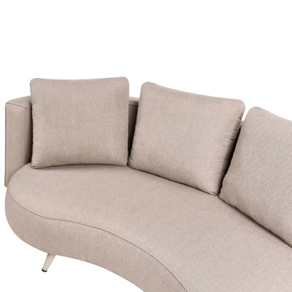 Havesofa 3-Personers 210x104 cm Beige