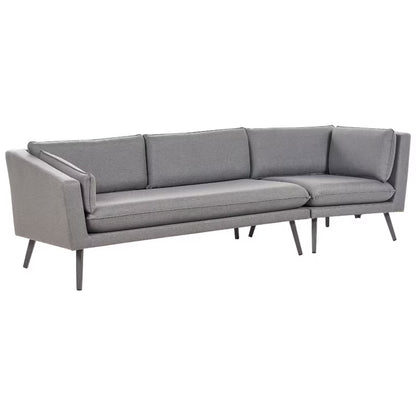 Havesofa 3-Personers LORETELLO 243x76 cm Grå
