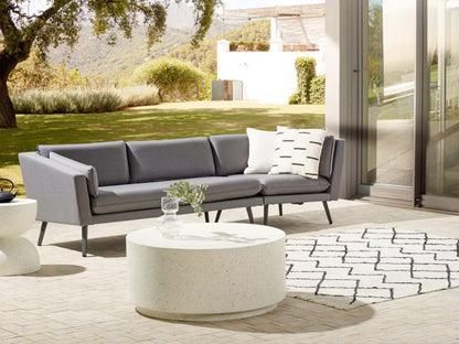 Havesofa 3-Personers LORETELLO 243x76 cm Grå