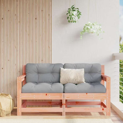 Havesofa 62x66x70,5 cm Brun 2 Stk.