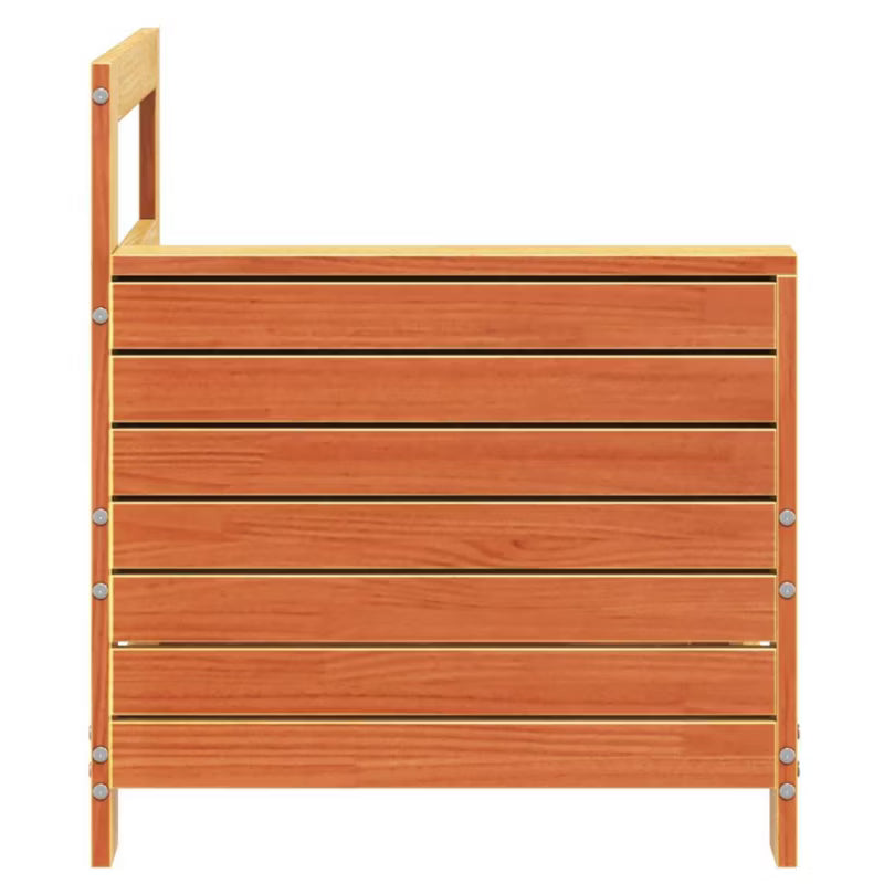 Havesofa 69x62x70,5 cm Brun Fyrretræ