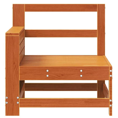 Havesofa 69x62x70,5 cm Brun Fyrretræ