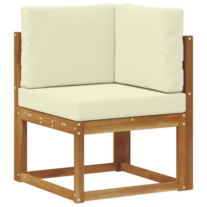 Havesofa Akacie 60x60x73 cm Brun med Hynder