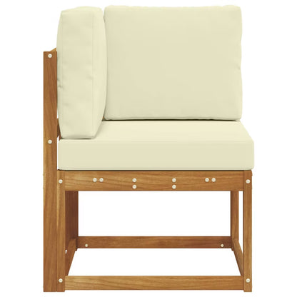Havesofa Akacie 60x60x73 cm Brun med Hynder